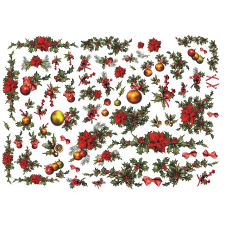 Papier do decoupage A3 ITD 177 dekoracje świąteczne - Sklep plastyczny