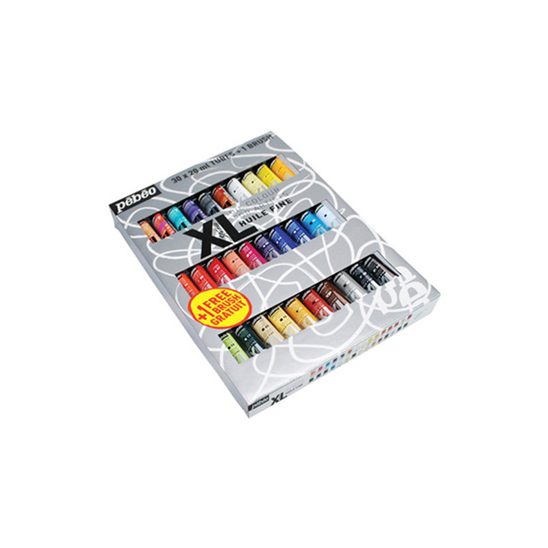 Set of oil paints XL Pebeo 30x20ml - sklep plastyczny - szał dla plast