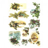 Rice decoupage paper christmas themes A4 ITD R452