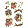 Rice decoupage paper winter christmas A4 ITD R176