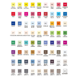 Kuretake kurecolor twin ws set 36 markerers