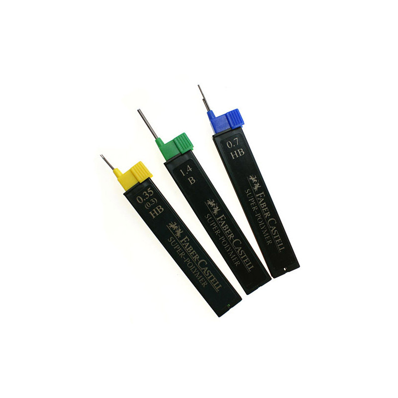 Faber-Castell super-polymer wkłady grafitowe - sklep plastyczny - szał