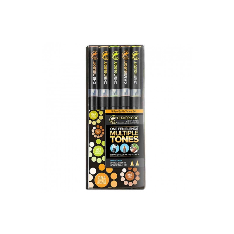 Chameleon earth tones set of 5 markers