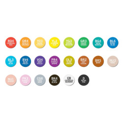 Chameleon deluxe set of 22 markers