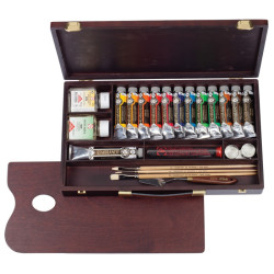Rembrandt Professional Oil Paint Set + Accessories - sklep plastyczny