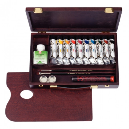 Talens Rembrandt Traditional Acrylic Paints Set + Accessories