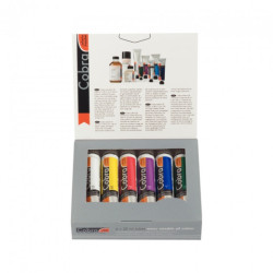 Talens cobra artist water-based oil paints set of 6x20ml