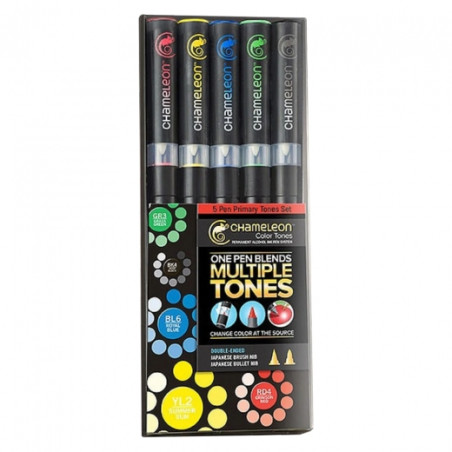 Chameleon primary tones set of 5 markers
