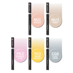 Chameleon pastel tones set of 5 markers