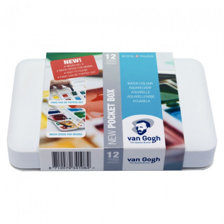Set of watercolor Talens Van Gogh 12 colours