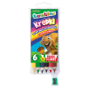 Bambino thick pencils with a sharpener 6 colors