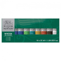 Winsor&Newton winton starter set farby olejne 10x37ml - sklep plastycz