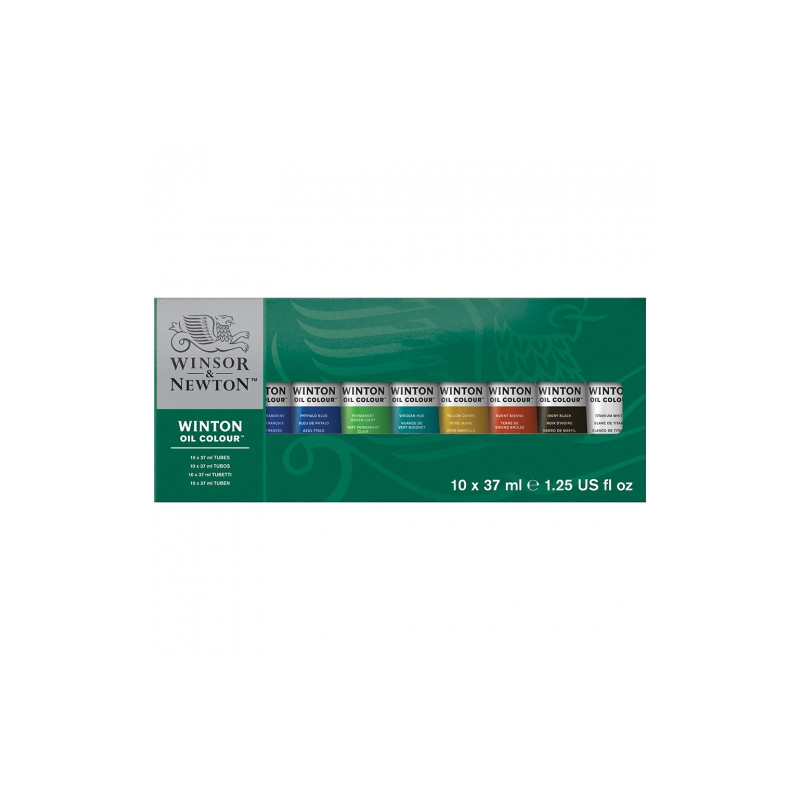 Winsor&Newton winton set of oil paints - Starter Set 10x37ml
