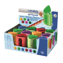 Double pencil sharpener Lyra GROOVE - szal art - sklep plastyczny