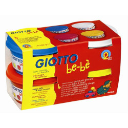 Giotto be-be ciastolina 4 x 100g - sklep plastyczny - szał dla plastyk