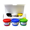 Giotto finger paint set 6 colors - art store -.