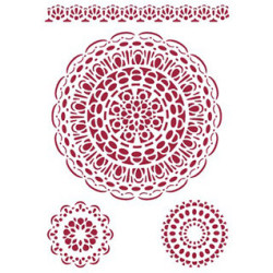 Stamperia Universal Template - szal art - sklep plastyczny