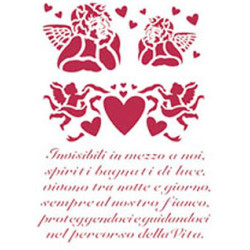 Stamperia Universal Template - szal art - sklep plastyczny