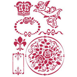 Stamperia szablon uniwersalny - sklep plastyczny - Szał dla plastyków