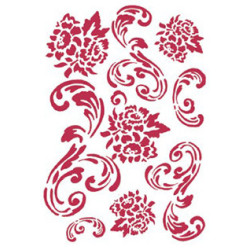 Stamperia Universal Template - szal art - sklep plastyczny