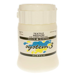 Daler Rowney system 3 medium textile printing 250ml - sklep plastyczny