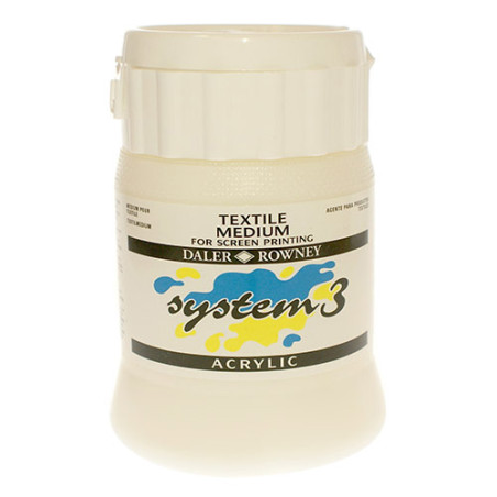 Daler Rowney system 3 medium textile printing 250ml - sklep plastyczny