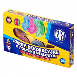 Astra zestaw 6 farb perłowych 10ml - sklep plastyczny szal dla plastyk