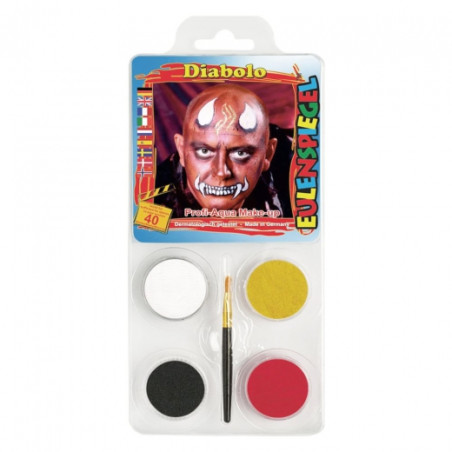 Eulenspiegel face paint set 12ml devil - szal art - sklep plastyczny