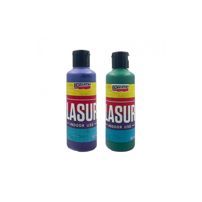 Pentart indoor woodstain lasur for paint wooden surfaces 80ml