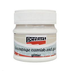 Adhesive with 50ml Pentart glitter