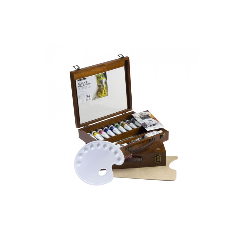 Renesans maxi acril set of paints and tools 60ml