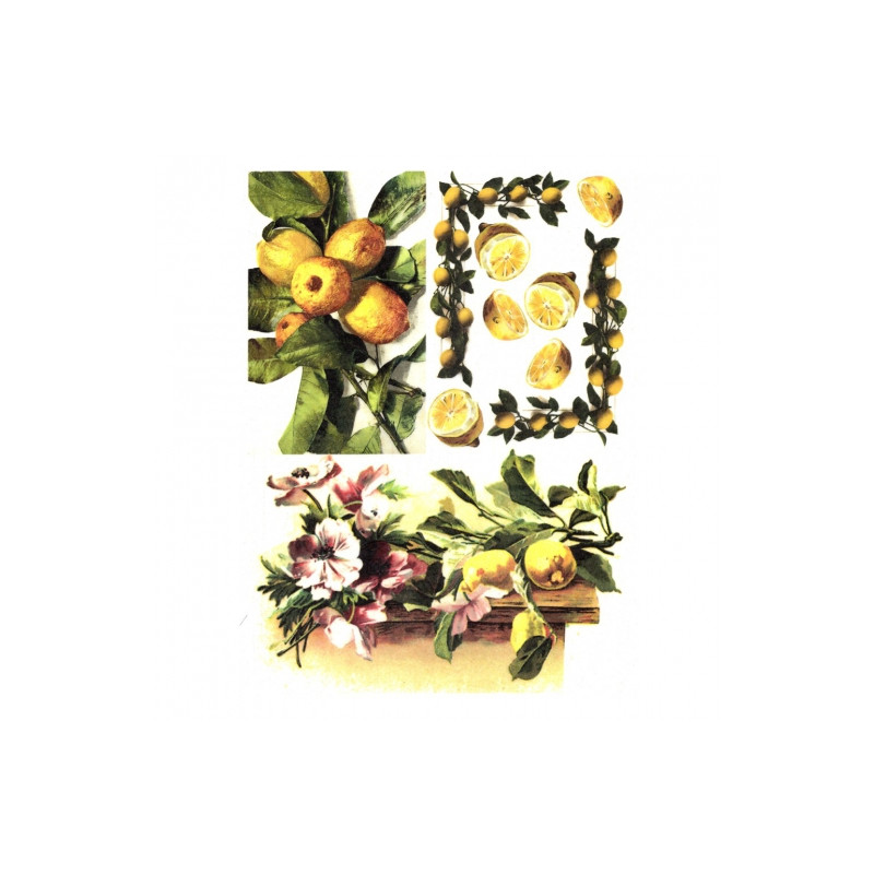 Rice decoupage paper A4 ITD R432