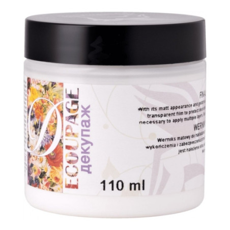 Renesans werniks wodny matowy decoupage 110ml - sklep plastyczny - sza