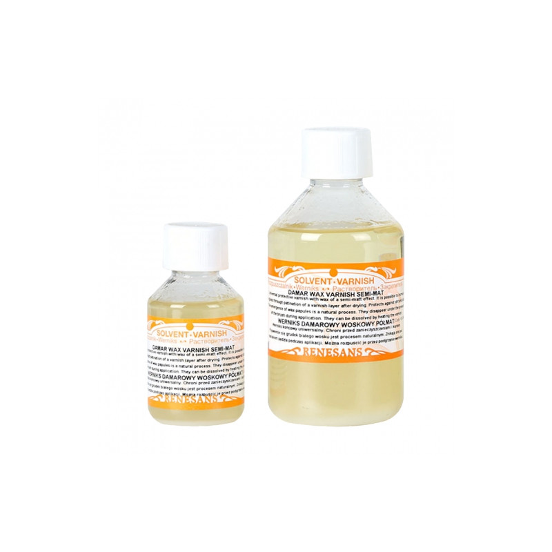 Renesans dammar wax varnish semi matt
