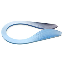 Paski do quillingu, cieniowane niebieskie 3, 5, 10 mm - sklep plastycz