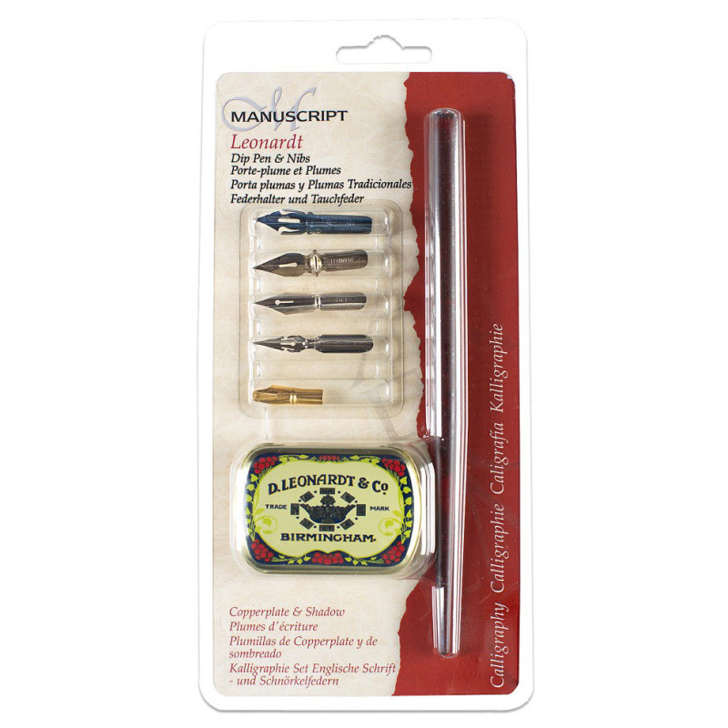 Manuscript copperplate & shadow komplet do kaligrafii - Sklep plastycz