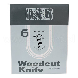 Set of chisels - 6 pieces, narrow PMB-306 - szal art - sklep plastyczn