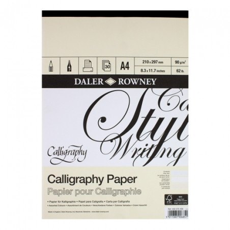 Blok Daler Rowney calligraphy pad A4 - Sklep plastyczny - szał dla pla