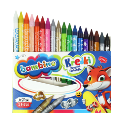 Bambino set of 18 wood-free crayons - Art store - craze for pl