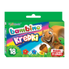 Bambino set of 18 wood-free crayons - Art store - craze for pl