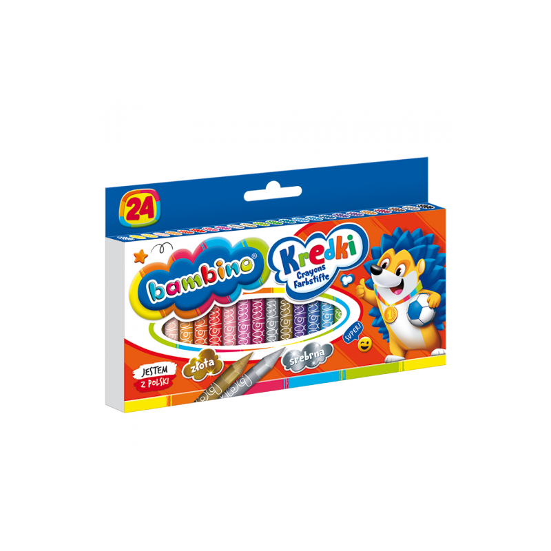 Bambino set of 24 wood-free crayons - Art store - craze for pl