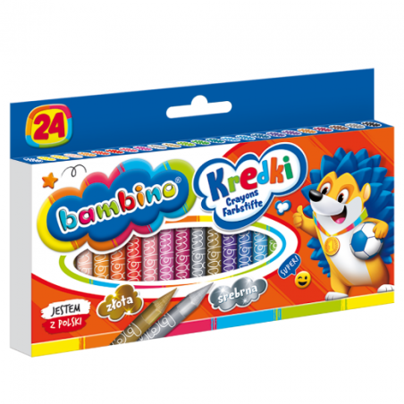 Bambino set of 24 wood-free crayons - Art store - craze for pl