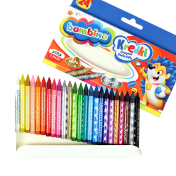 Bambino set of 24 wood-free crayons - Art store - craze for pl