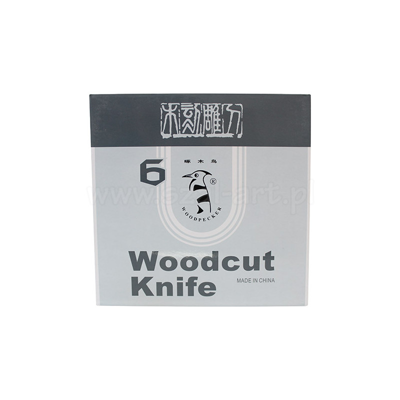 Set of chisels - 6 pieces, wide PMA-306 - szal art - sklrp plastyczny