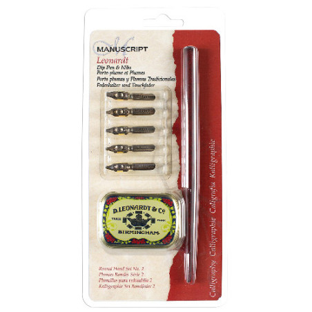 Manuscript round hand set nr 2 komplet do kaligrafii