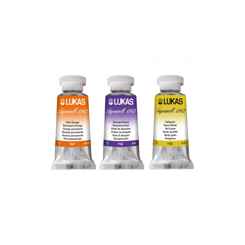 Lukas aquarell 1862 watercolors in a 24ml tube