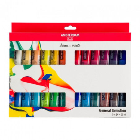 Talens Amsterdam Acrylic paint kit 24x20ml