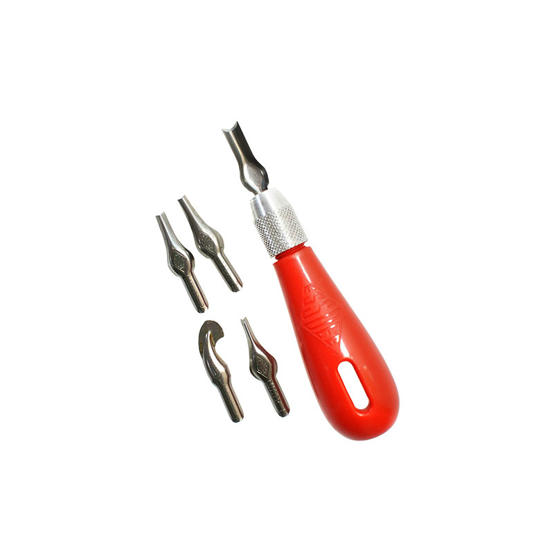 Komplet do linorytu - 5 dłutek ED L5S - sklep plastyczny - szał dla pl