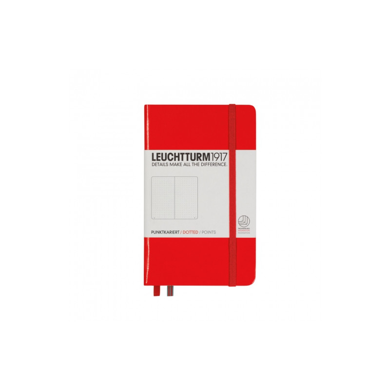 Notatnik LEUCHTTURM1917 pocket A6 czerwony kropka