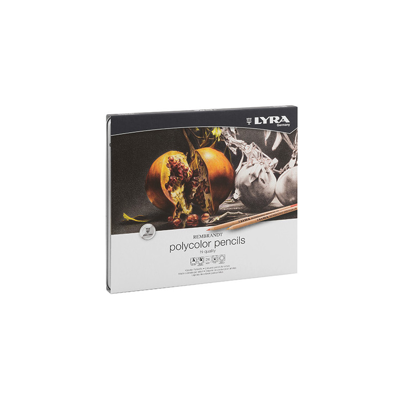Lyra rembrandt polycolor zestaw 24 kredek metal opak